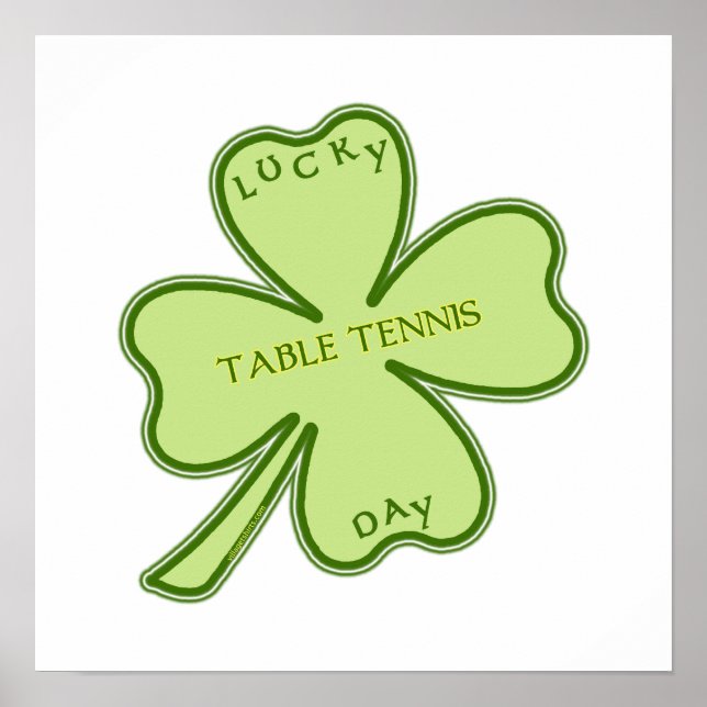 Lucky Day Ping Pong Poster (Front)