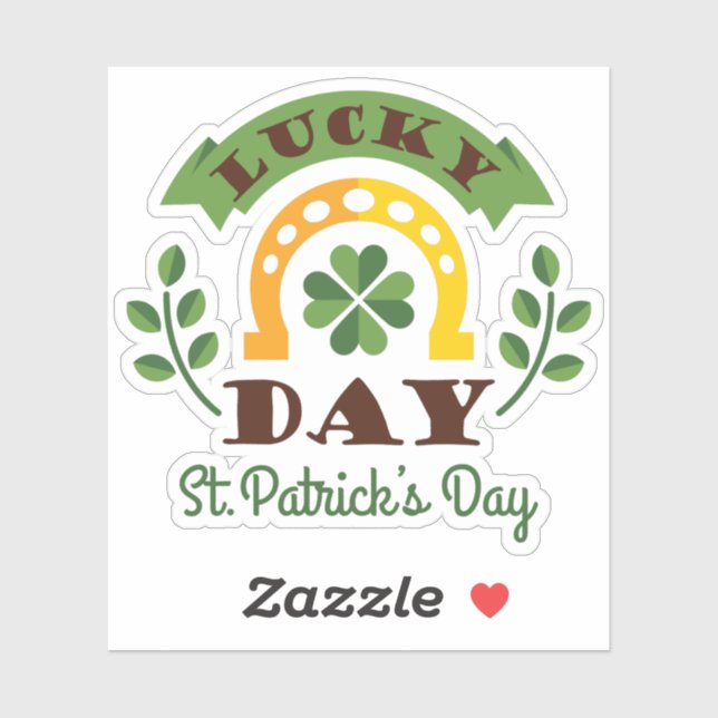Lucky Day St. Patrick's Day Typography & Symbols (Sheet)
