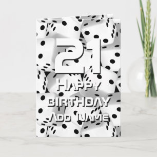 Lucky dice card
