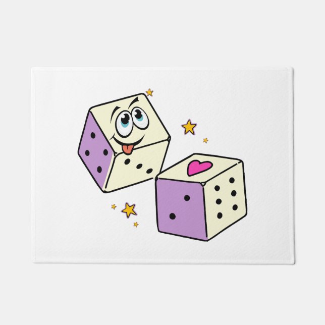 Lucky Dice Doormat (Front)