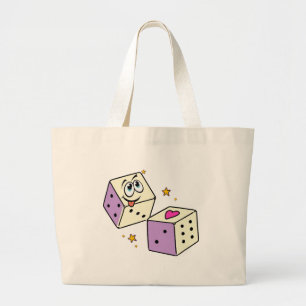 Lucky Dice Large Tote Bag