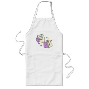 Lucky Dice Long Apron