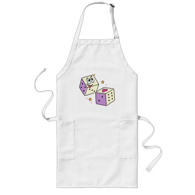 Lucky Dice Long Apron (Front)