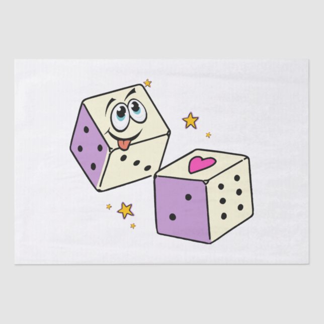Lucky Dice Tissue Paper (Front)