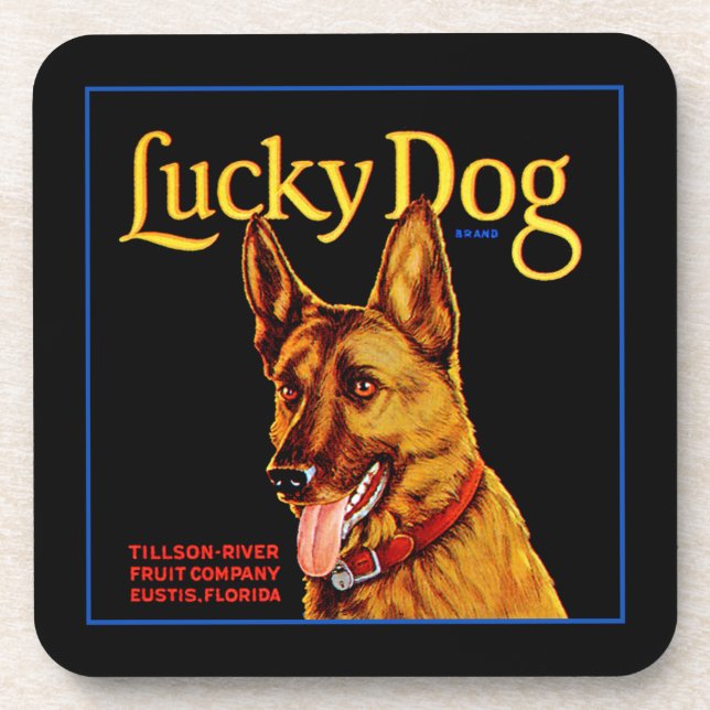 Lucky Dog Coaster (Front)