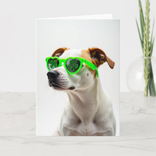 Lucky Dog In Shades Fun Card