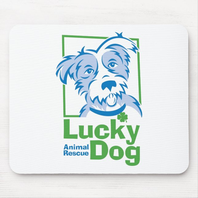 Lucky Dog Mousepad (Front)