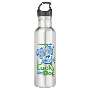Lucky Dog Stainless Steel Water Bottle (24 oz)