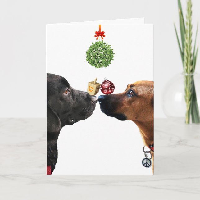 Lucky Dogs Holiday Card (Front)