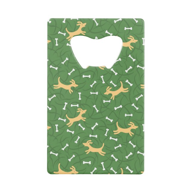 lucky dogs with bones background (Front)
