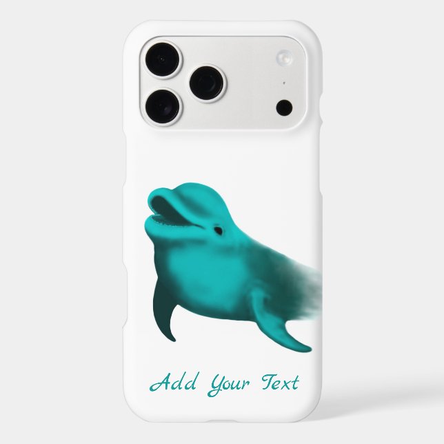 Lucky Dolphin - Add Your Text (Back)