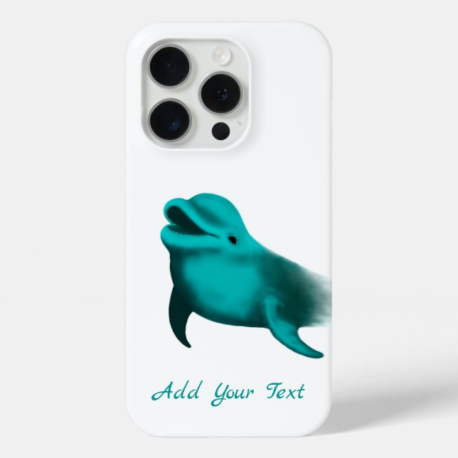 Lucky Dolphin - Add Your Text Case-Mate iPhone Case (Back)