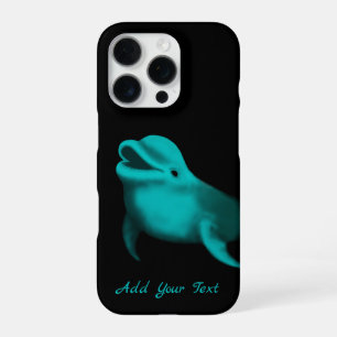 Lucky Dolphin - Add Your Text iPhone 16 Pro Case