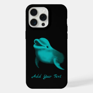Lucky Dolphin - Add Your Text iPhone 15 Pro Max Case