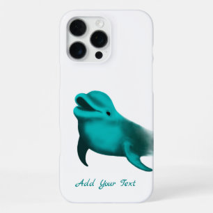 Lucky Dolphin - Add Your Text iPhone 16 Pro Max Case