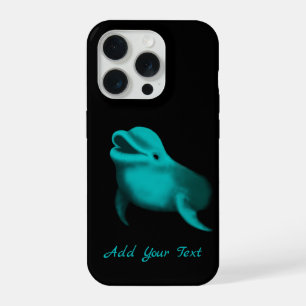 Lucky Dolphin - Add Your Text iPhone 15 Pro Case