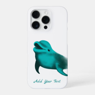 Lucky Dolphin - Add Your Text iPhone 16 Pro Case