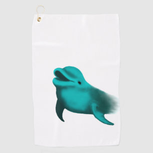Lucky Dolphin Golf Towel