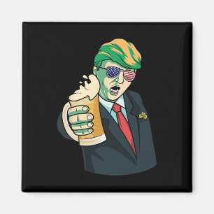 Lucky Donald St Pattys Trump Saint Patricks Day Ch Magnet