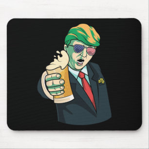 Lucky Donald St Pattys Trump Saint Patricks Day Ch Mouse Pad