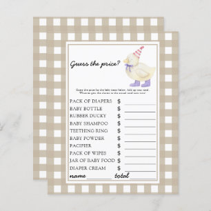 Lucky duck - Guess the price! Game