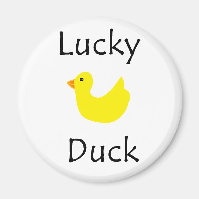 Lucky Duck Magnet (Front)