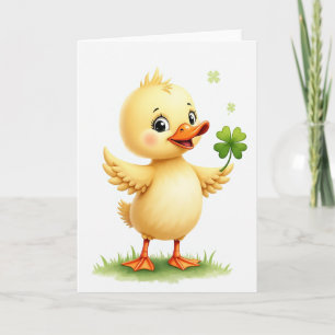 Lucky Duckling Joy Card
