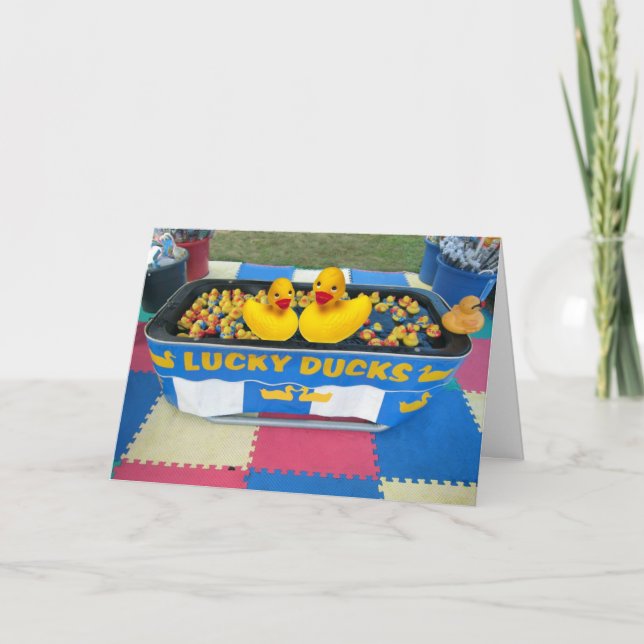 Lucky Ducks Card (Front)