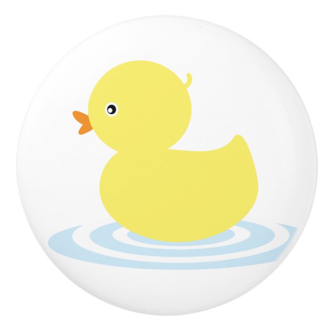 Lucky Ducky Ceramic Knob (Front)