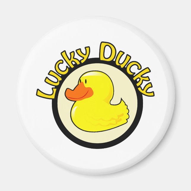 Lucky Ducky Magnet (Front)
