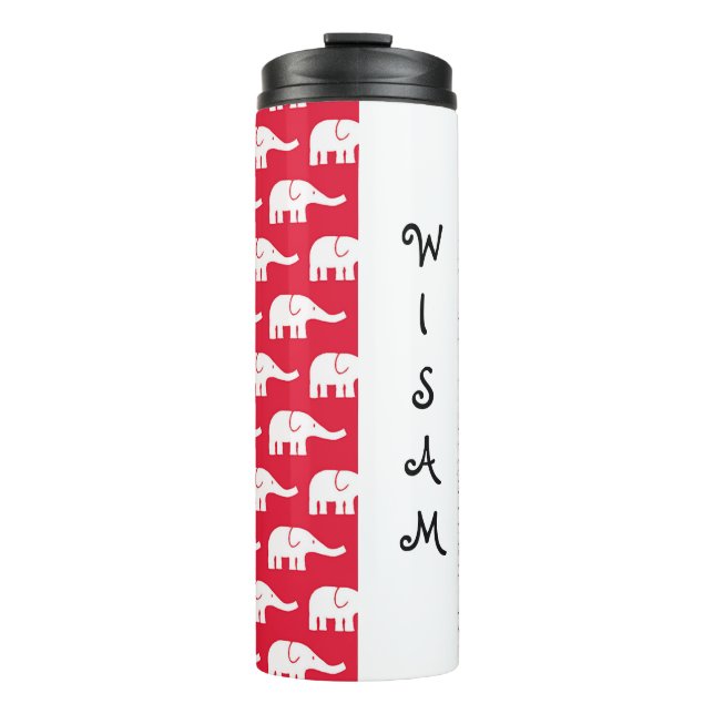 “Lucky Elephant” Thermal Tumbler (Front)