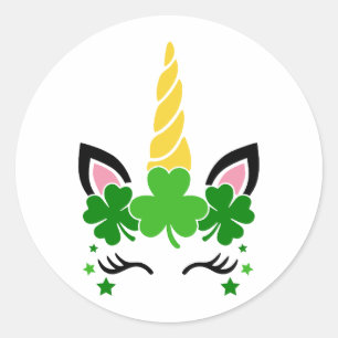 Lucky – Embrace the Luck of the Irish Classic Round Sticker