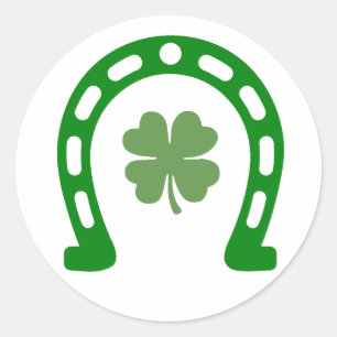 Lucky – Embrace the Luck of the Irish Classic Round Sticker