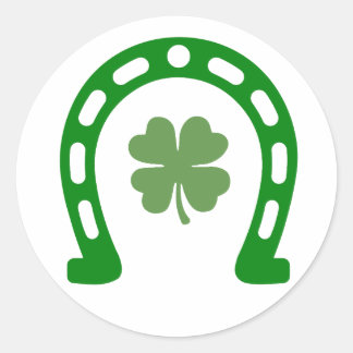 Lucky – Embrace the Luck of the Irish Classic Round Sticker