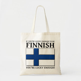 Lucky Enough To Be Finnish Bag Tote