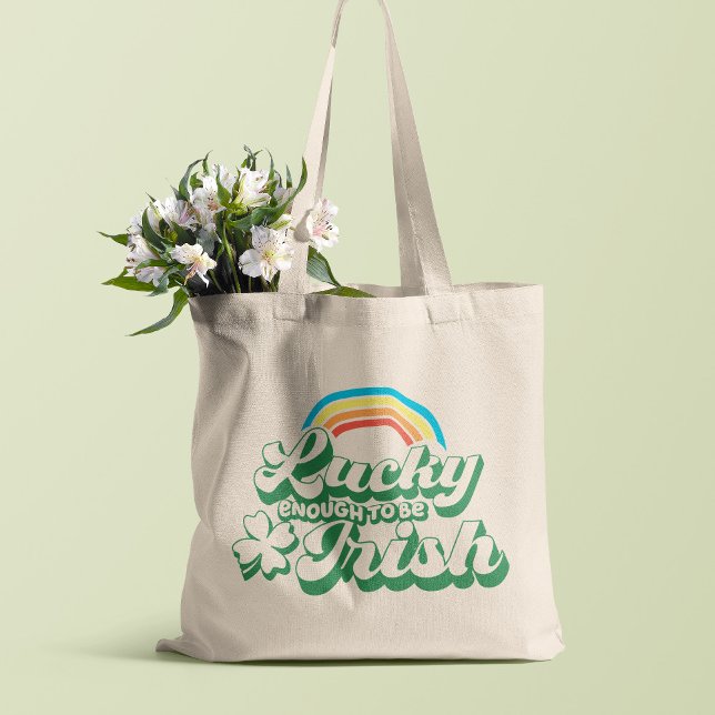 Lucky Enough to be Irish Tote Bag (Creator Uploaded)