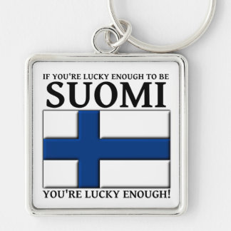 Lucky Enough To Be Suomi Keychain