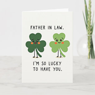Lucky Father In Law Card