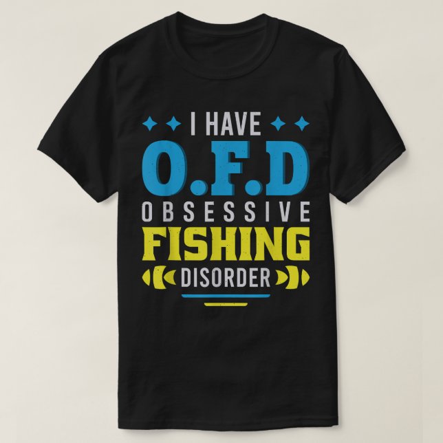 Lucky Fishing Apparel - Funny Sayings - Fishing  T-Shirt (Design Front)