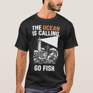 Lucky Fishing Fishermen Funny Fishing T-Shirt