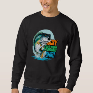 Lucky fishing shirt funny bass fisherman fun Angle