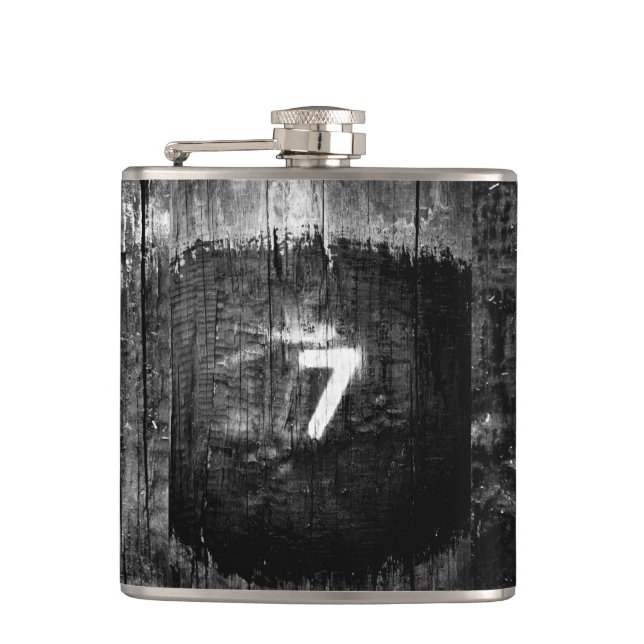 lucky for sum hip flask (Front)
