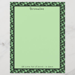 Lucky Four Leaf Clover Charm Personalise