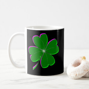 Lucky Four Leaf Clover Coffee Mug