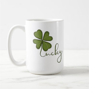 Lucky Four Leaf Clover Coffee Mug
