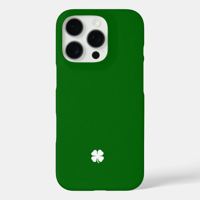 Lucky Four Leaf Clover Green Irish     Case-Mate iPhone Case (Back)