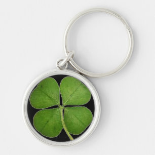 Lucky Four Leaf Clover Pattern Keychain
