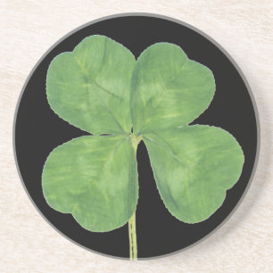 Lucky Four-Leaf Clover Shamrock Coasters