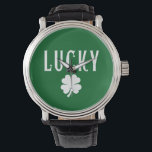 Lucky Four Leaf Clover St Patrick's  Watch<br><div class="desc">Lucky Four Leaf Clover St Patrick's</div>