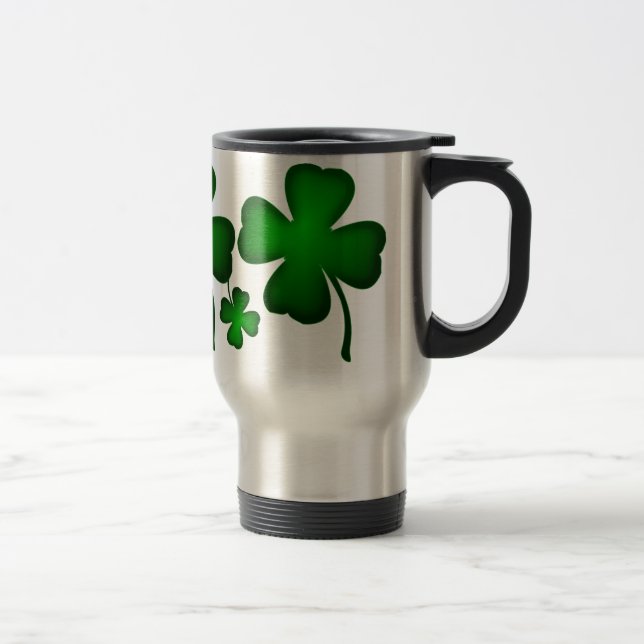 Lucky Four Leaf Clover Stein (Right)